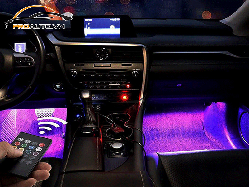 Độ đèn LED chiếu gầm taplo