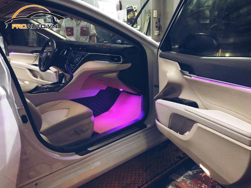 Độ đèn LED chiếu gầm taplo