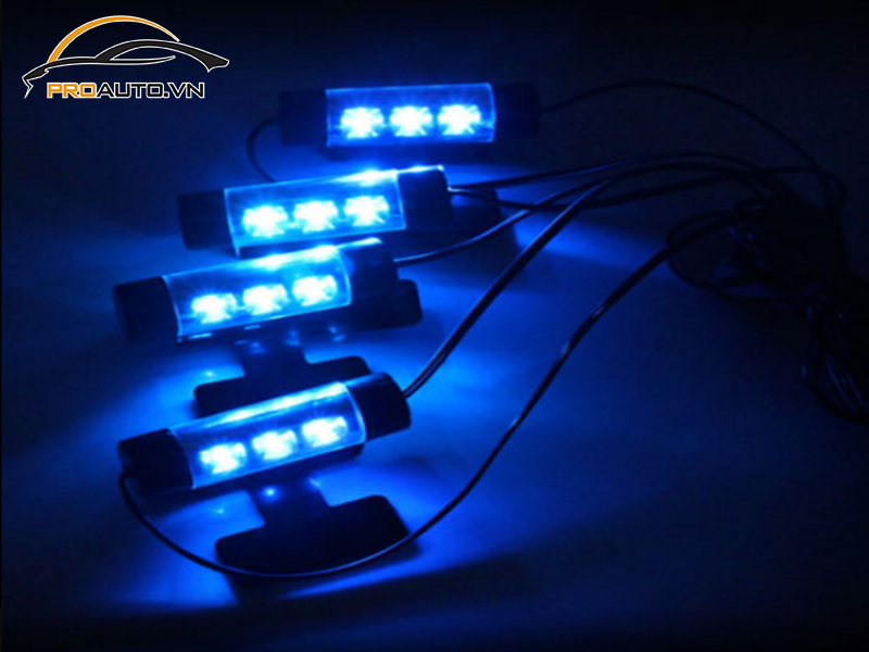 Độ đèn LED nội thất xe Toyota Fortuner