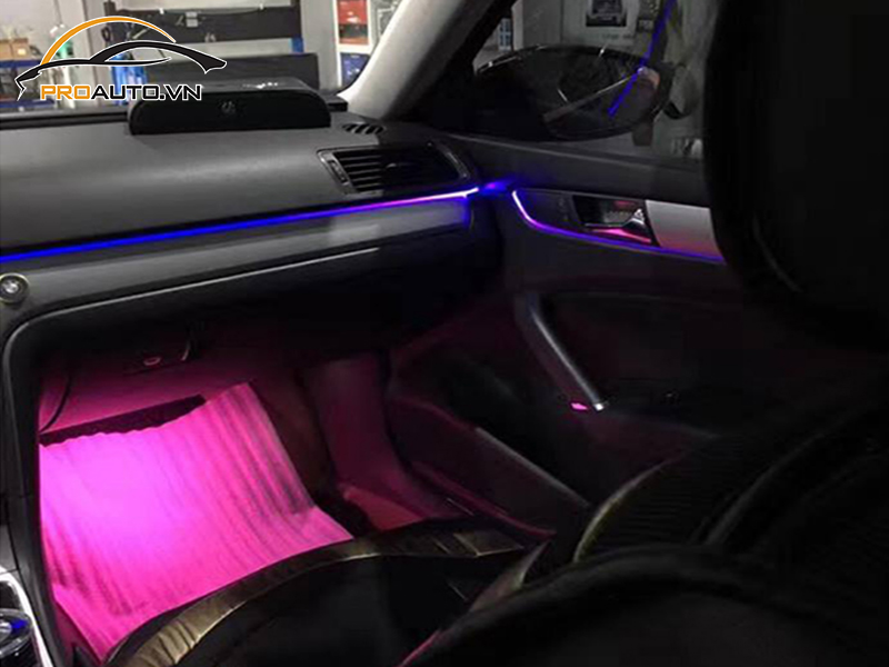 Độ đèn LED chiếu gầm taplo