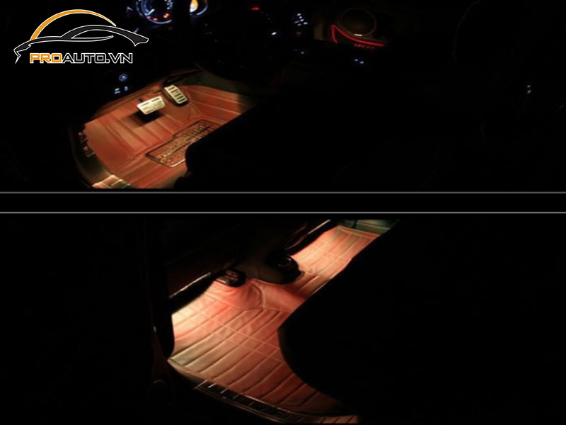 Độ đèn LED nội thất xe Toyota Granvia
