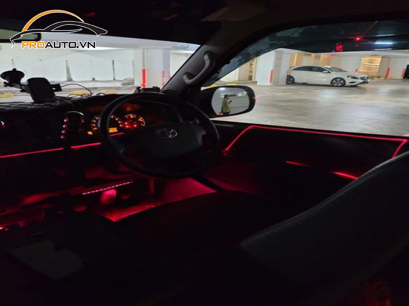 Những vị trí thường trang trí đèn LED viền nội thất