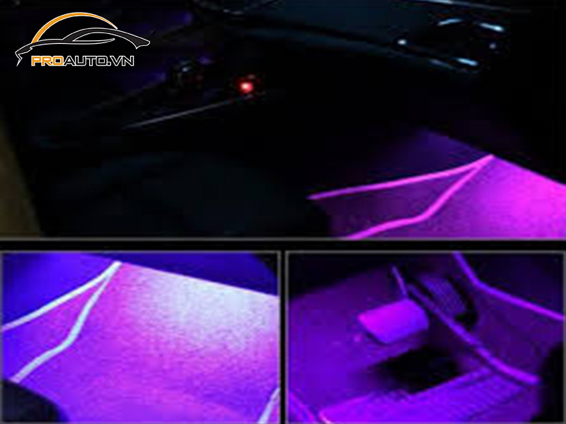 Độ đèn LED chiếu gầm taplo