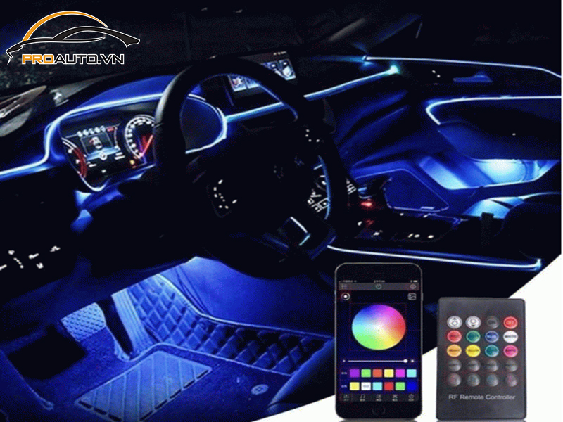 Độ đèn LED chiếu gầm taplo