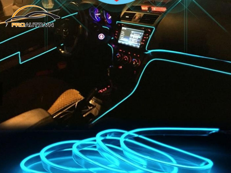 Độ đèn LED nội thất xe Toyota Prado