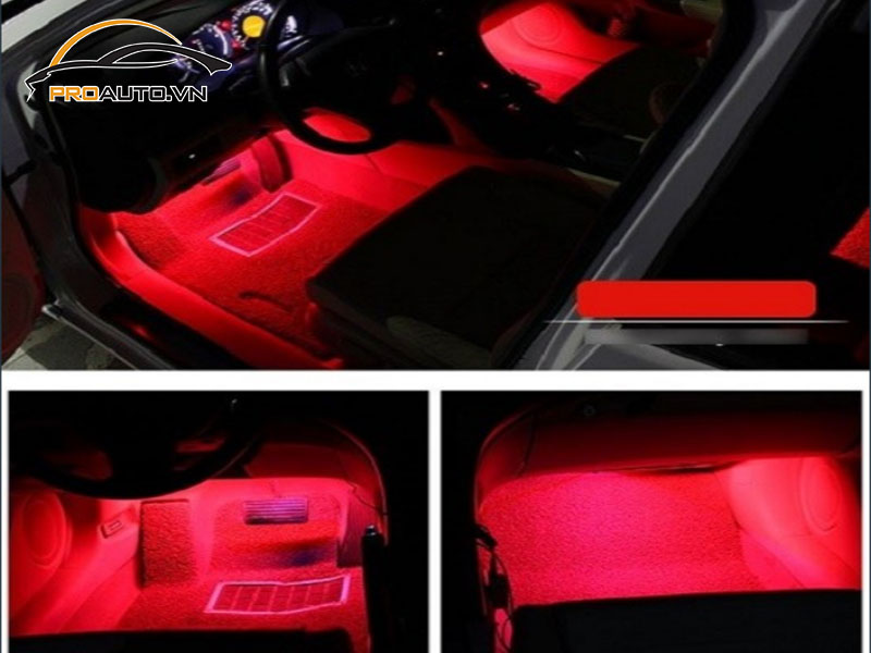 Độ đèn LED nội thất xe Toyota Rush