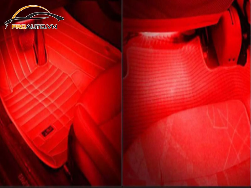 Độ đèn LED nội thất xe Toyota Yaris