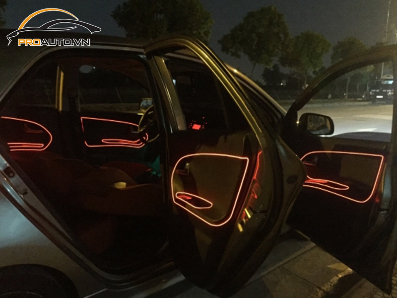 Độ đèn LED nội thất xe Vinfast Fadil