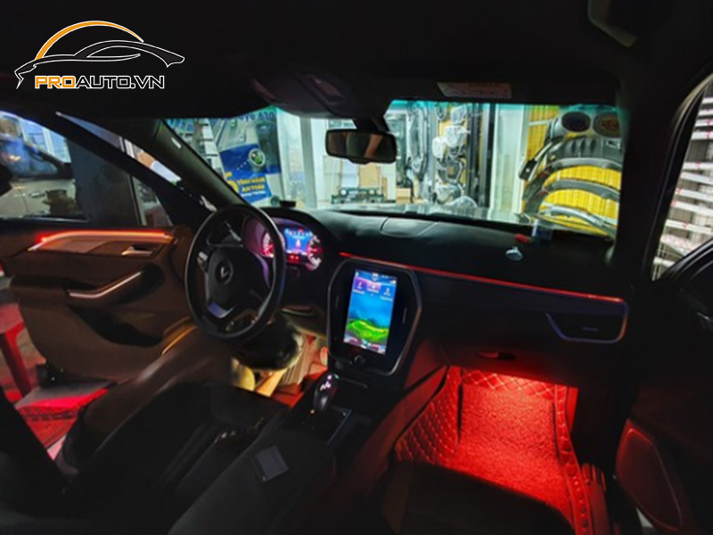 Độ đèn LED nội thất xe Vinfast Lux A2.0
