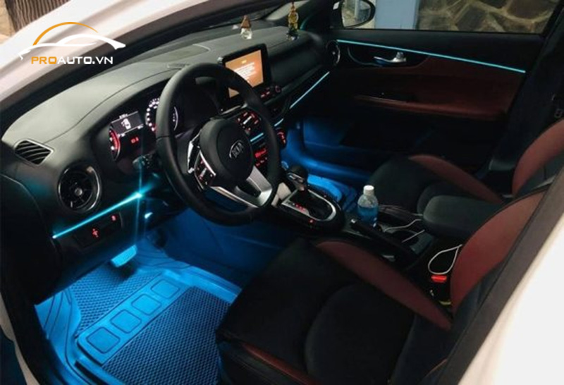 Độ đèn nội thất ô tô gầm Taplo