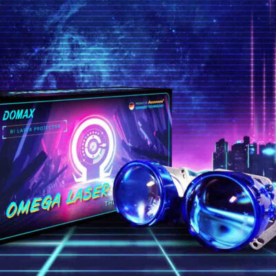 Độ Đèn Ô Tô Bi Laser Aozoom Domax Omega
