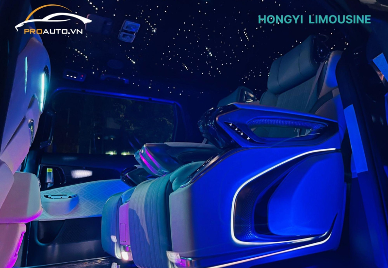 Độ đèn trần ánh sao cho xe Hyundai Solati mang đẳng cấp thượng lưu vào chiếc xe của bạn 