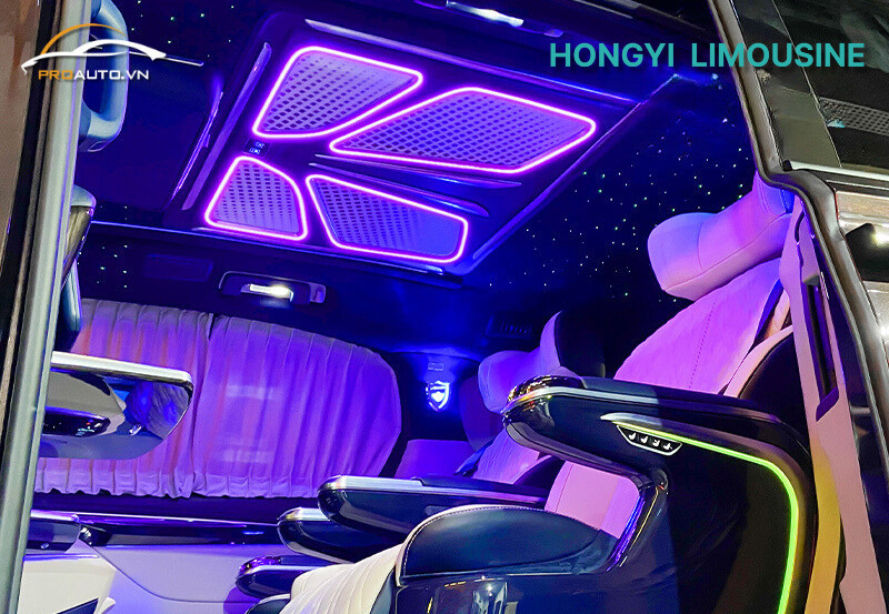 Độ đèn trần butterfly choxe Hyundai Starex