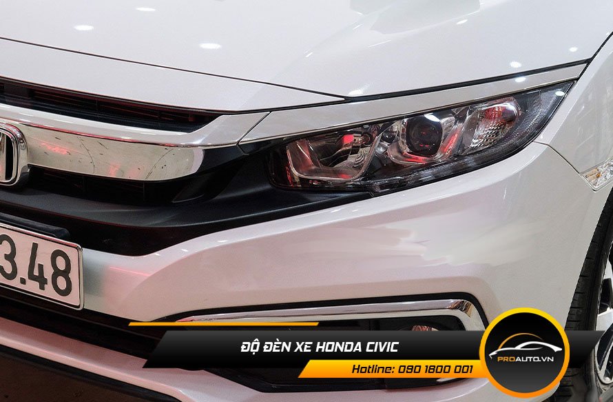 Độ đèn xe Honda Civic