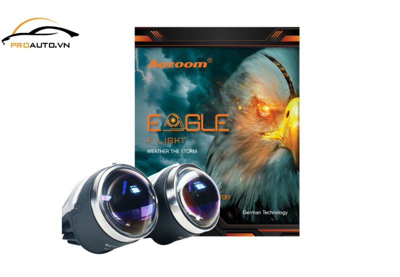 Độ đèn xe Hyundai Custin thương hiệu AOZOOM 