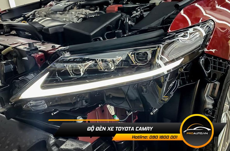 Độ đèn xe Toyota Camry