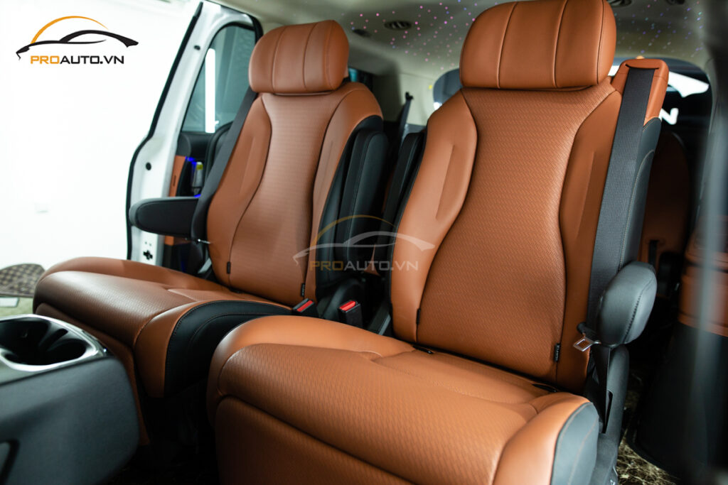 Độ ghế limousine xe Kia Morning