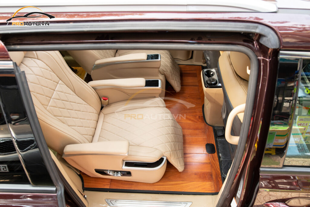 Có nhiều phương pháp độ ghế Limousine xe Kia Morning hiện nay