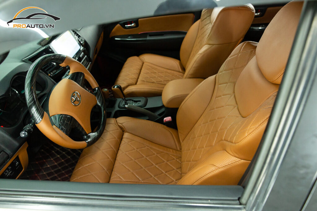 Có nhiều phương pháp độ ghế Limousine xe Toyota Granvia hiện nay