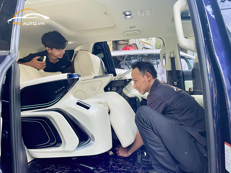 Thi công độ ghế Limousine tại PROAUTO.VN