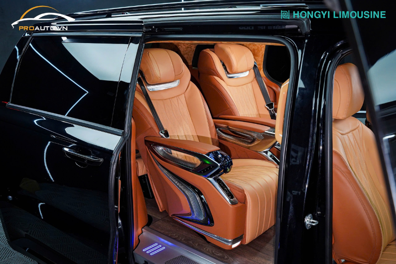 Độ ghế Limousine 4.0 Pro Max xe Kia Carnival