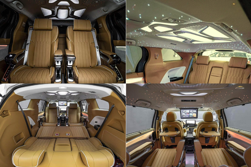 Độ ghế Limousine Ford Tourneo gói cao cấp