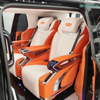 Độ ghế limousine Hongyi 4.0 Pro cho xe Ford Everest