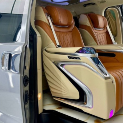 Độ ghế limousine Hongyi 5.0 xe Ford Everest