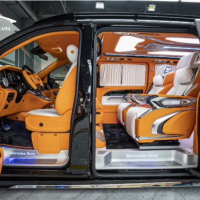 do ghe limousine mercedes v220 mau ma da dang 1