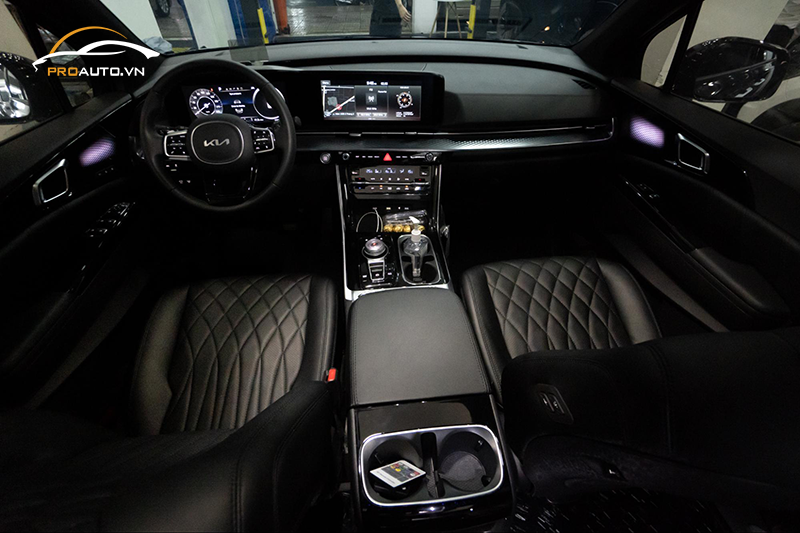 Độ ghế Limousine nhập khẩu xe Kia Carnival 