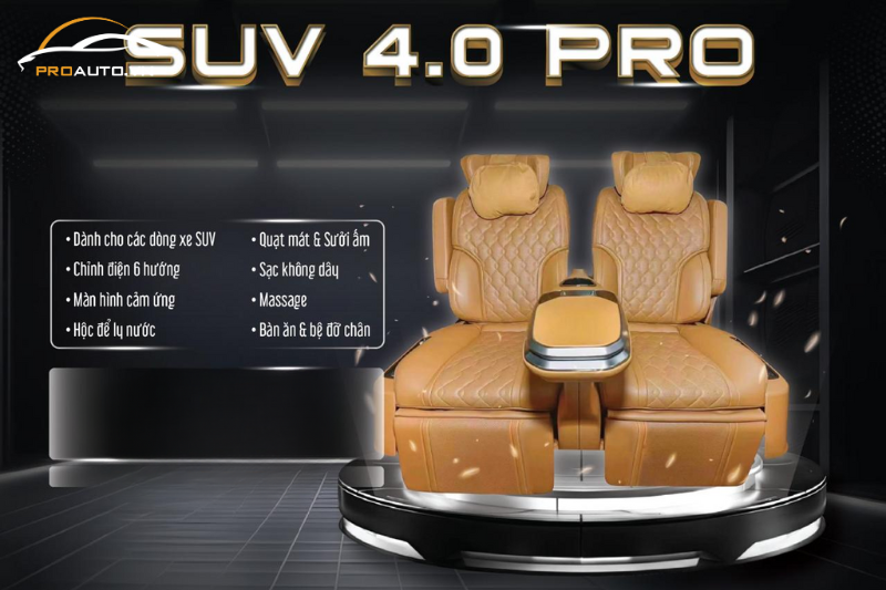 Độ ghế limousine Suv 4.0 Pro cho xe Ford Everest