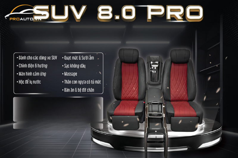 Độ ghế limousine Suv 8.0 Pro cho xe Ford Everest
