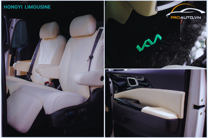 Độ ghế Limousine xe Hyundai Palisade gói cơ bản