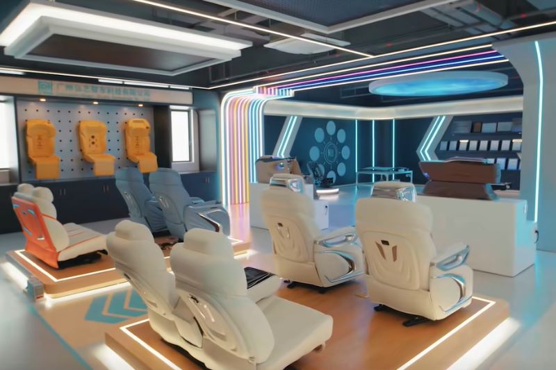 Độ ghế Limousine xe Kia Carnival - Trang thiết bị và cơ sở vật chất hiện đạii của Hongyi