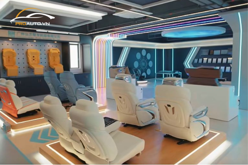 Độ ghế Limousine xe Mercedes V250 – Trang thiết bị và cơ sở vật chất hiện đại của Hongyi