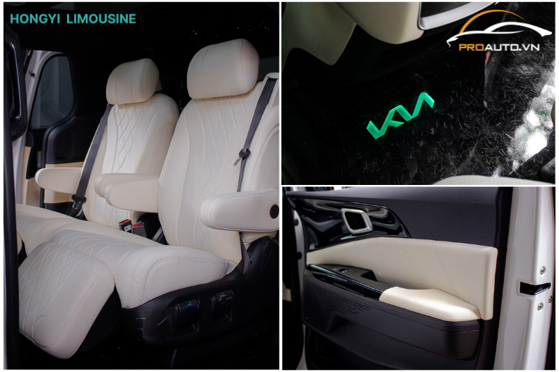 Độ ghế Limousine xe Sedona gói cơ bản