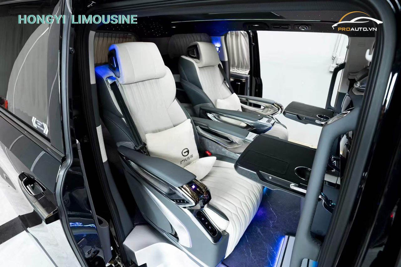Độ ghế Limousine xe Sedona - Ảnh 2