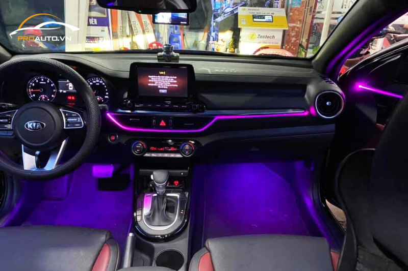 Độ led nội thất ô tô cho xe Kia Carnival