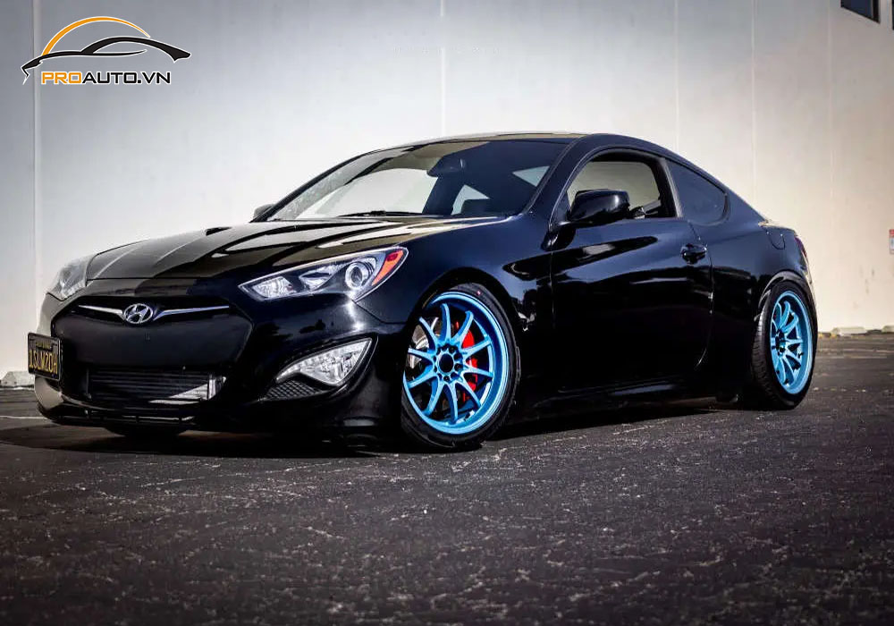 Độ mâm xe Hyundai Genesis