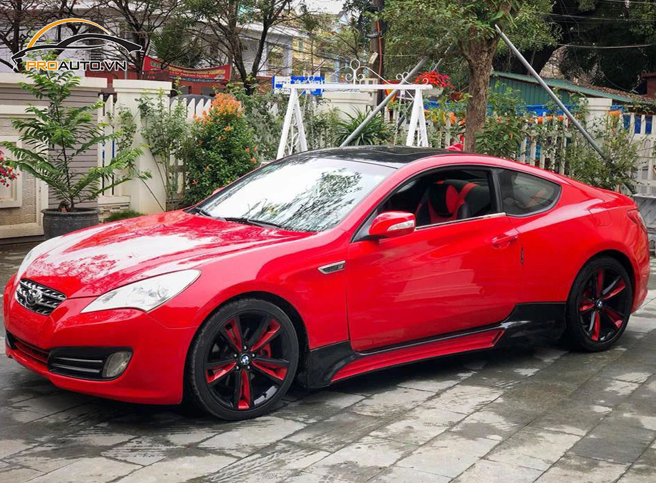 Độ mâm xe Hyundai Genesis