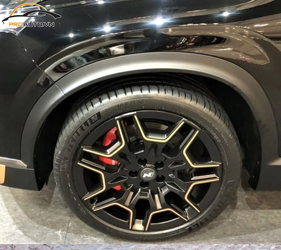 độ mâm Hyundai Santafe