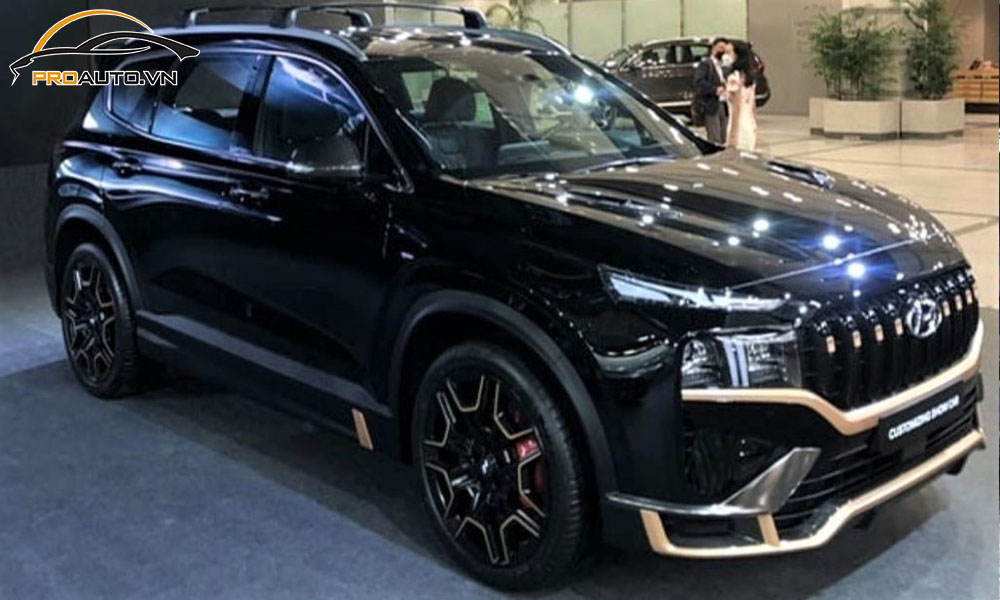 Độ mâm Hyundai Santafe