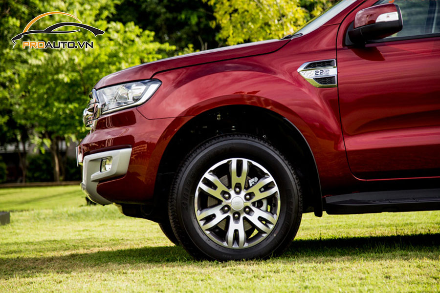 Tiêu chí độ mâm xe Ford Everest