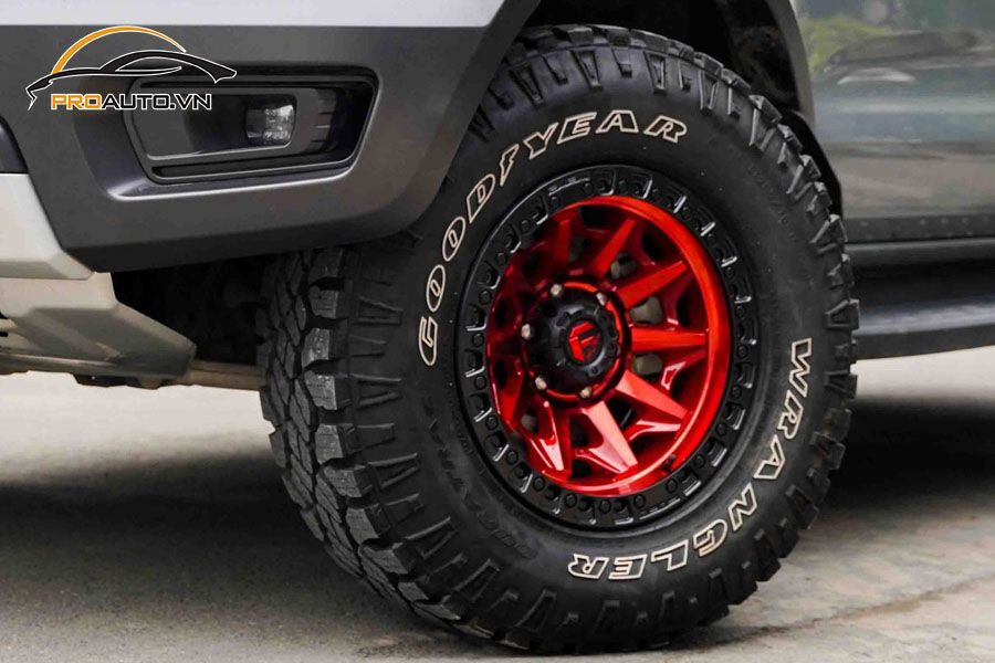 Kích thước độ mâm xe hơi Ford Ranger
