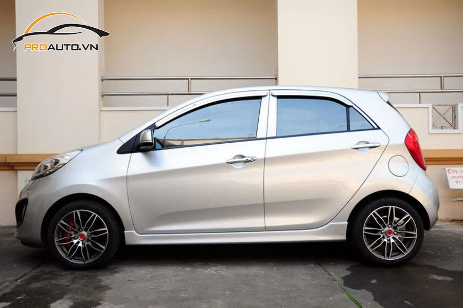 Độ mâm xe Kia Morning sai cách dẫn đến nhiều rủi ro