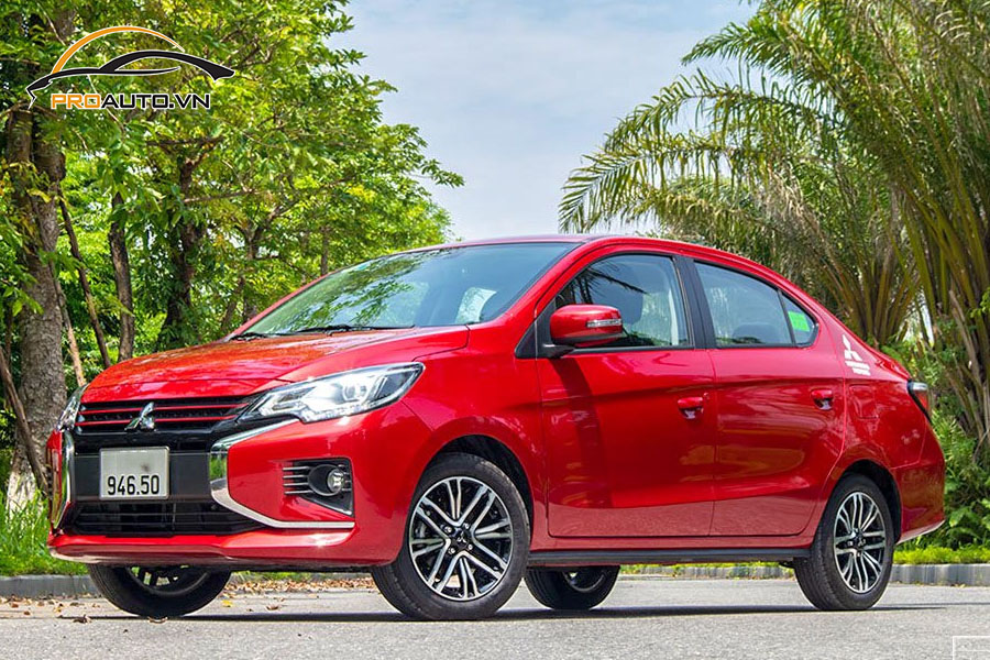 Độ mâm xe Mitsubishi Attrage với phong cách thể thao độc đáo