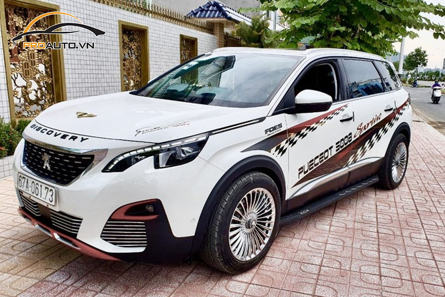 Độ mâm xe Peugeot 5008 nâng tầm thẩm mỹ cho xe 