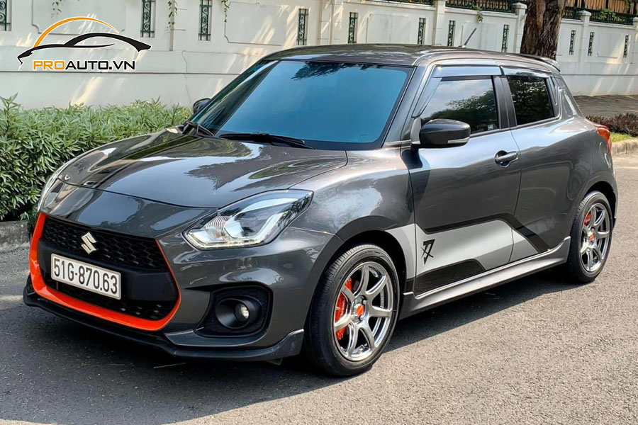 Độ mâm xe Suzuki Swift với phong cách thể thao độc đáo 