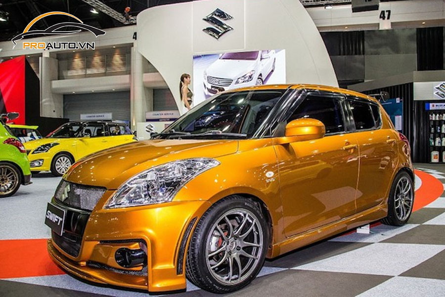 Độ mâm xe Suzuki Swift nâng tầm thẩm mỹ cho xe 