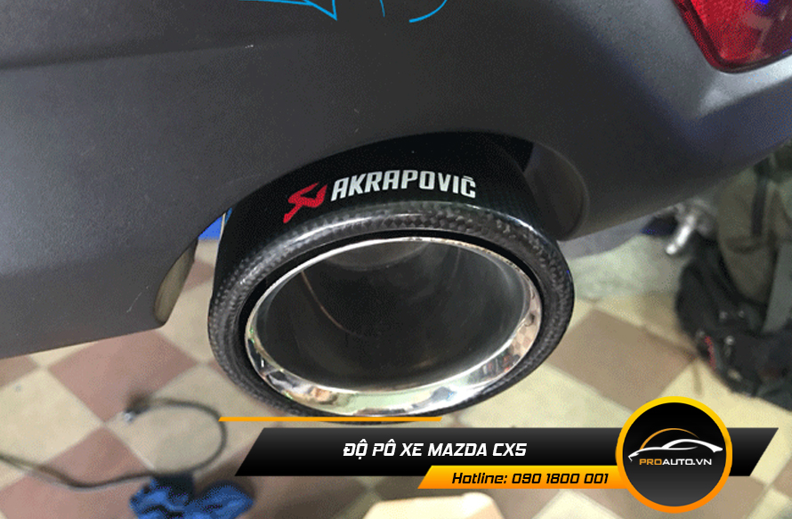 Độ pô xe Mazda Cx5